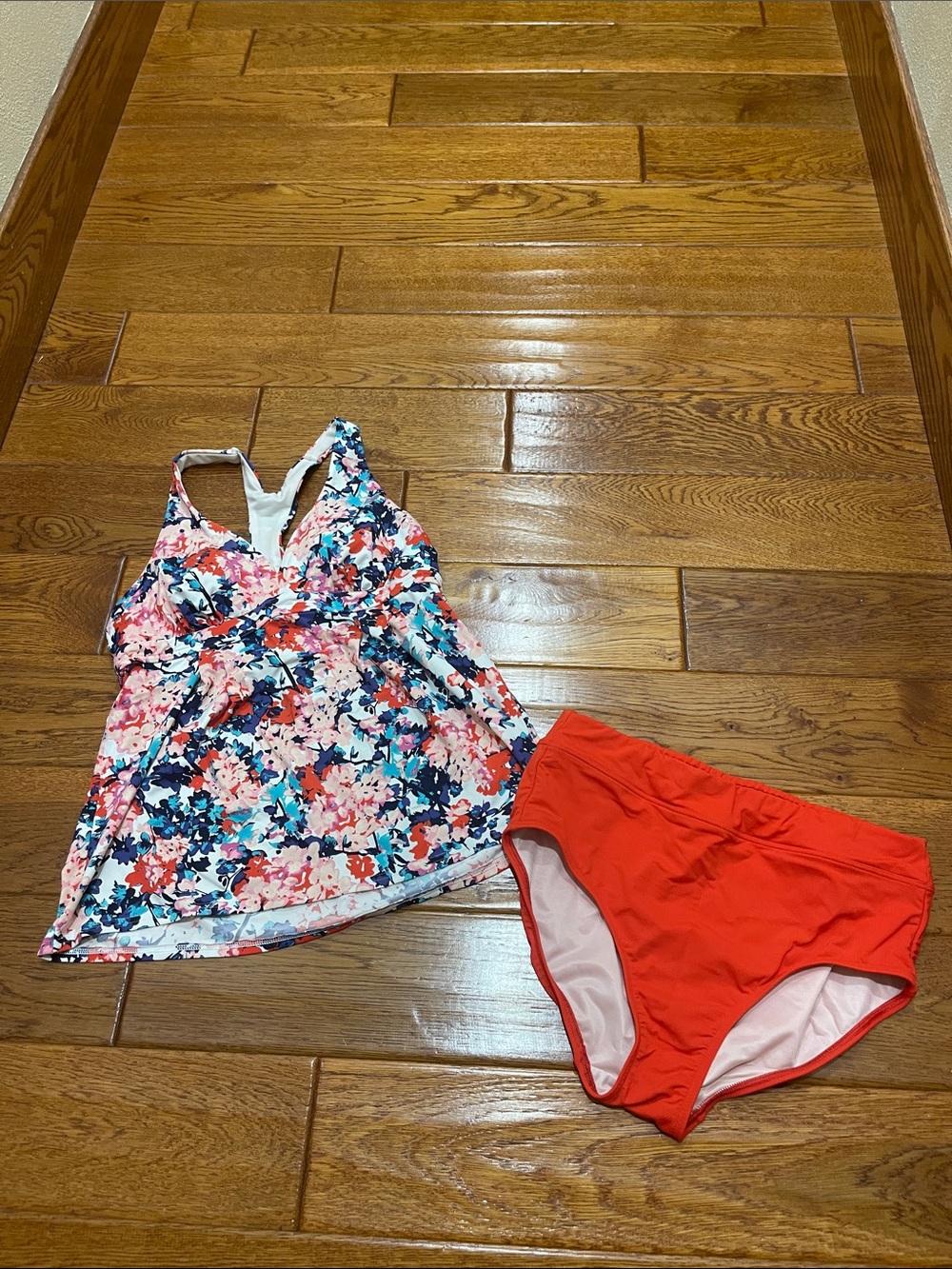 Women’s Floral Tankini with Bottoms